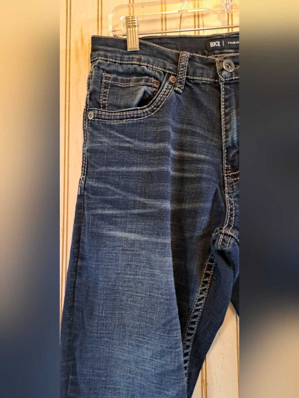 Mens Buckle BKE Tyler Straight Leg Jeans Size 31 x 29 Stretchy Cowboy Western - Picture 4 of 8